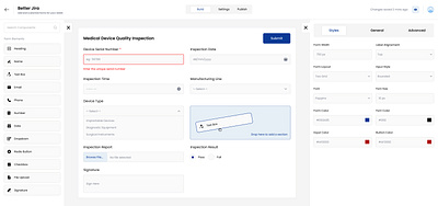 Form Builder - Desktop and Mobile app branding design graphic design typography ui ux vector