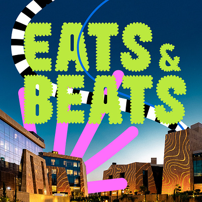 Eats & Beats activation branding campaign visual identity food beverage video production