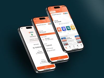 BNI Mobile Banking App – UI Revamp Exploration designinspiration