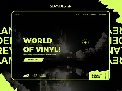 Web & UI UX design for a vinyl record store in Figma figma ayto layout figma store design figma ui figma ux figma web design graphic design landing page design mobile design ui ui design ui store ui ux figma ux design ux store