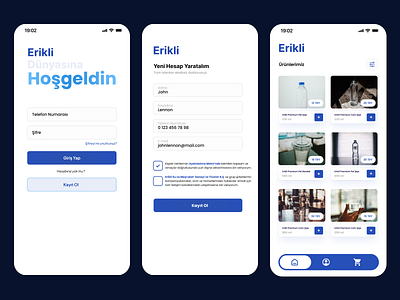 Erikli Mobile App Redesign Work design icon mobile typography ui ux