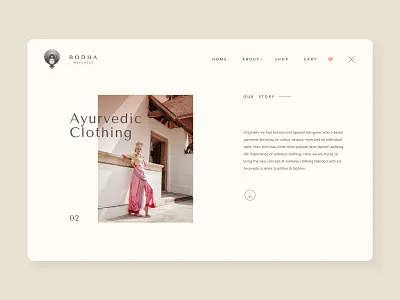 Bodha Wellness | Story ayurveda branding clothing fashion minimal organic pastel product design typography ui ux website woman