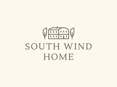 Homewares shop logo circle elegant goods harmony home homeland homewares house line logo luxury mansion products residence shop south store tree villa wind