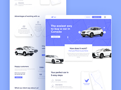 VAC | Website Detail animation branding canada car design development figma identitydesign interface ui user experience user inteface ux vector vehicle vehicle design web white