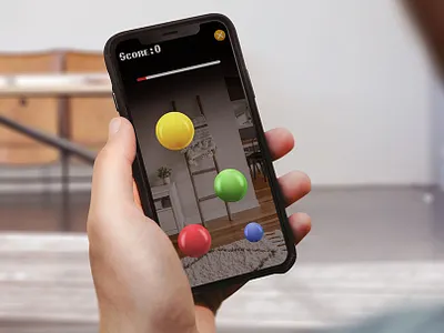 Knock it Ar Game gaming app illustraion mobile ui