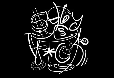 Salty AS F design expressionism expressive hand drawn type illustration johnnystackart