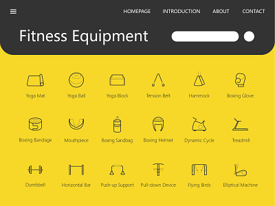 Fitness Equipment icon