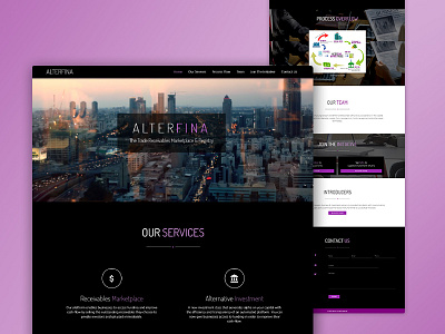 AlterFina - Web Design & Development onepage webdesign webdevelopment website