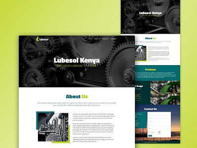 Lubesol Kenya - Web Design & Development onepage webdesign webdevelopment website