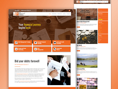 Debt Management Solutions - Website Built on WordPress webdesign webdevelopment website wordpress wordpress development wordpress theme