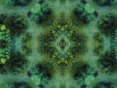 Sym Saguaro - Digital Wilderness cacti cactus desert drone editing flight fly flying graphic design green landscape motion graphics natural nature surreal surrealism trippy video videos visual design