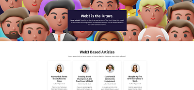 'Earn to Learn' Web3 Website Concept concept design graphic design layout nft simplicity token ui ux web3 website design