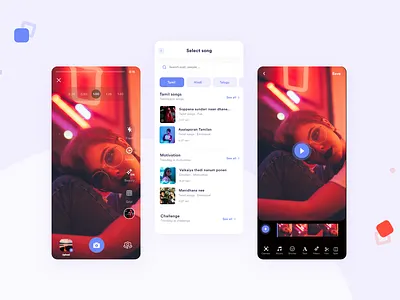 Short video app android app appdesign dailyui design dribbble interaction ios iosdesign landing page design social media design social network tiktok typography ui uidesignpatterns uiuxdesign ux webdeisgn website design