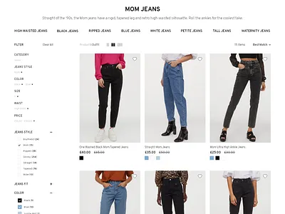PLP part 1 adobe photoshop adobe xd breadcrumbs checkbox color scheme filter navigation product description product listing page products ui ux