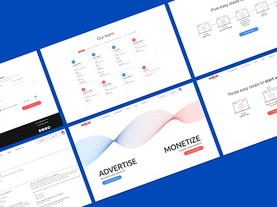 Adxad adxad affiliate animation branding design logo responsive traffic ui ui design uiux ux web