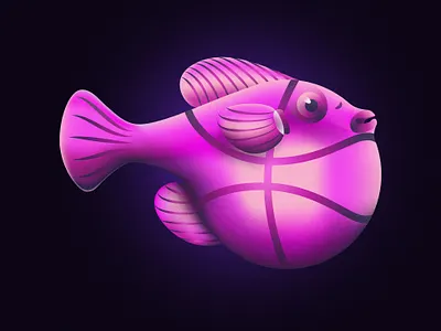 Hello dribbble ! first first post first shot firstshot fish fishes icon illustraion illustration illustrator noise noise shadow series shadow