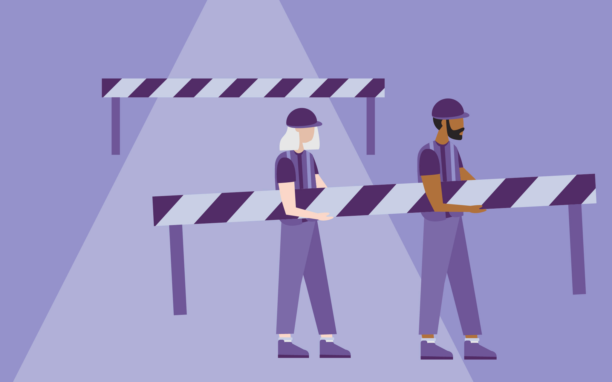 Digital Transformation in Government Illustrations branding design digital government graphic art illustration purple transformation visual design