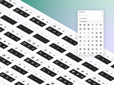 Icon system ⚡ capcom components design system design systems figma icon icon component icon system