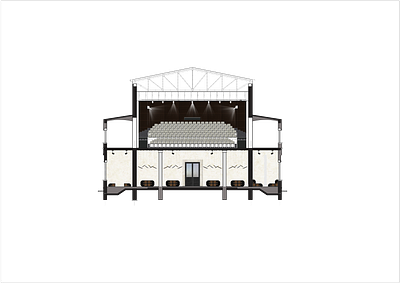 THEATER - front section autocad design interior interior architecture photoshop theater design theatre