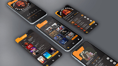 Podcast player app branding design icon ui ux