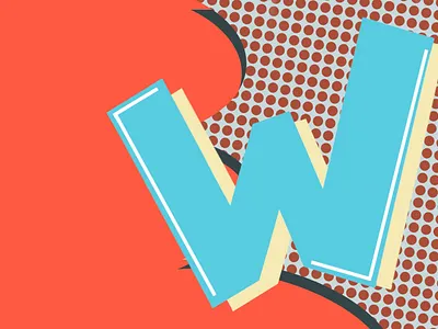 Letter A Day - W animation branding design illustration logo typography