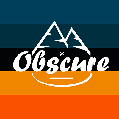 Obscure design illustration illustrator logo minimal typography website