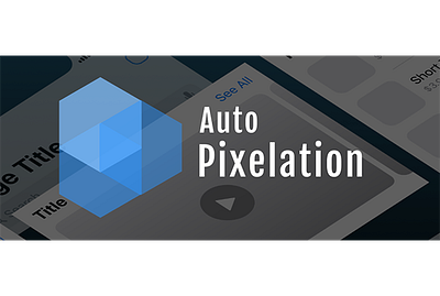 Pixelation logo app design logo web