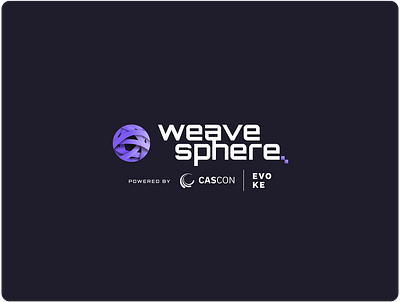 WeaveSphere Branding branding conference design figma graphic design identity illustration logo logo glyph logo mark sphere weave