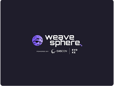 WeaveSphere Branding branding conference design figma graphic design identity illustration logo logo glyph logo mark sphere weave