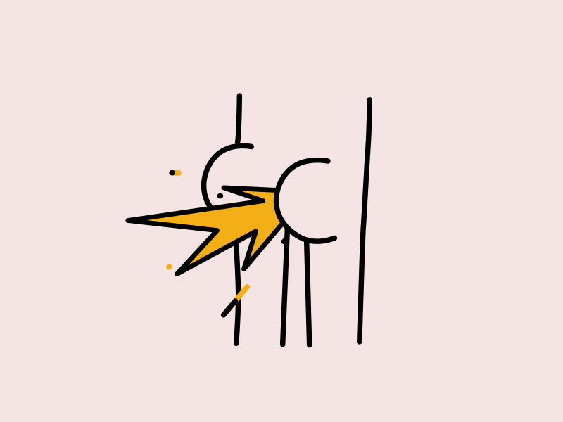 "Suono onomatopeico" | Cooletti serie animation character design drawing funny gif graphic illustration motion vector