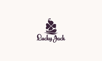 Lucky Jack boat branding commerce concept design logo logotype lucky market shop typography