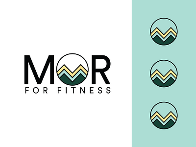 MOR Fitness Logo branding fitness fitness logo gym gym logo logo logodesign trainer