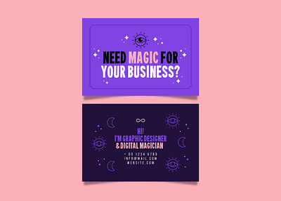 Business card businesscard design flat illustration vector