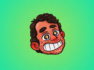 New comic avatar avatar avatar icons colors comic face green icons look portrait smile