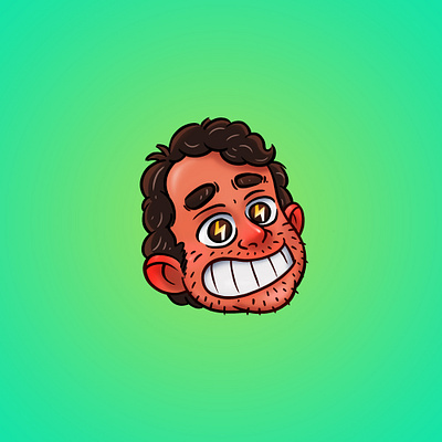 New comic avatar avatar avatar icons colors comic face green icons look portrait smile