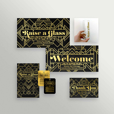 Raise a Glass branding campaign design