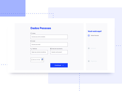 Exercício com forms blue concept figma forms minimalist product design ui ui design uiboost uidesign uiux web