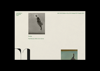 EVOLVE editorial design minimalism minimalist minimalistic simple design
