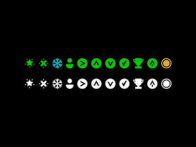 Bet icons bet beting bets coin cross design icon icons illustration man minimal minimalism minimalist snowflake star trophy user vector x