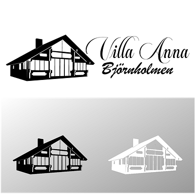VillaAnna logo minimalistic rental vector villa