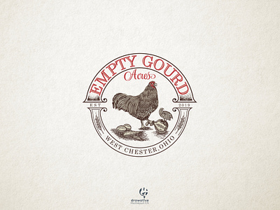 Classic Vintage Whimsical logo design for the suburban farm. agriculture logo chicken classic design classic logo countryside family farm farm farming hand drawn handmade hen logo design old fashioned rustic vector vector art vector illustration vintage vintage design vintage logo