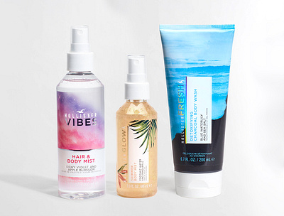 Hollister Personal Care Spring 2020 care hollister label lotion mist packaging personal spray