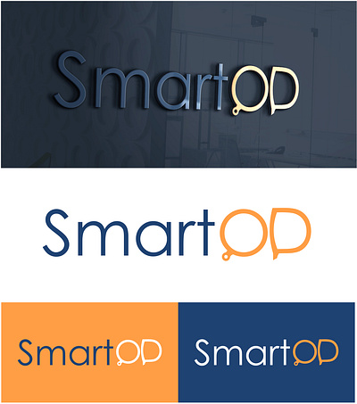 SmartOD v01 branding illustration logo minimalistic modern vector