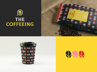 THE COFFEEING branding cafe cafe lgo cafeteria coffee coffee bean coffee beans coffee branding coffee cup coffee logo coffee packaging coffee shop coffee shop logo coffeeshop espresso mug restaurant restaurant logo tea the coffeeing