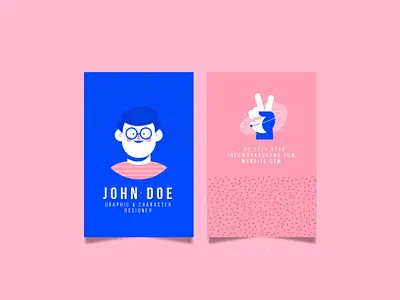 Business card businesscard design flat illustration vector