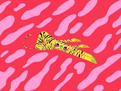 Tiger Alebrije adobe illustrator alebrije illustration mexico tiger