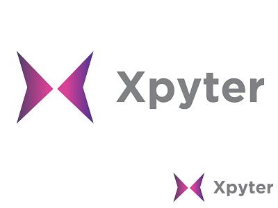 xpyter Gradient Modern Logo abstract logo brand identity branding design gradient logo logo logo design logo design branding logo designer logo lover logo mark logofield logoflow logofolio logoforsale modern x letter x letter logo x logo