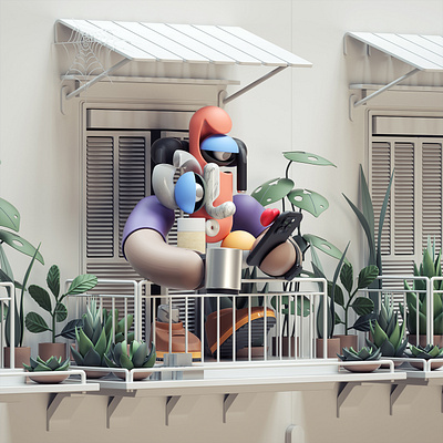 Duo CI6 3d adobe cinema4d design graphic design illustration inspiration octane