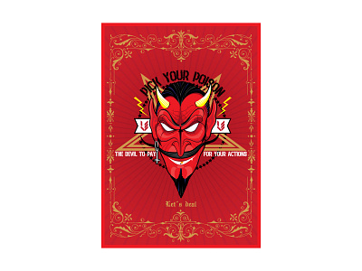 The Devil to pay Playing cards devil lets deal lets deal playingcards poison