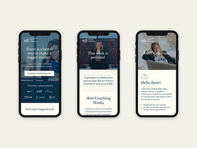 Mobile Designs for Mountain Valley Coaching